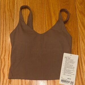 NWT lululemon Align Tank | Cacao | Size 0
